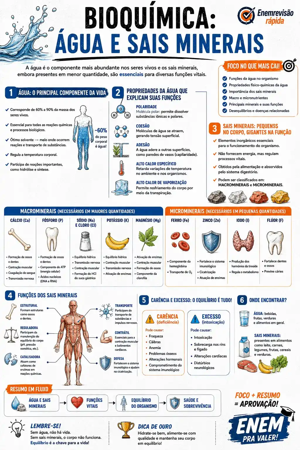 Prévia resumo visual de Biologia