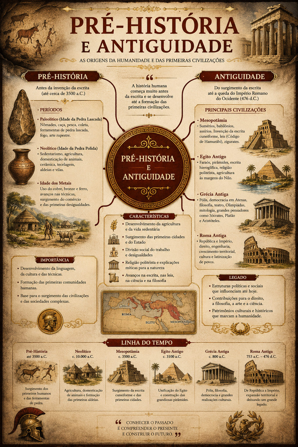 Prévia resumo visual de História