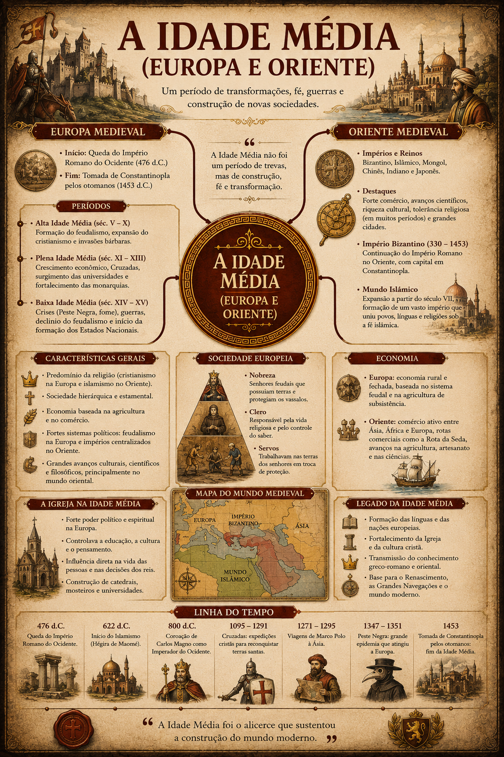 Prévia resumo visual de História