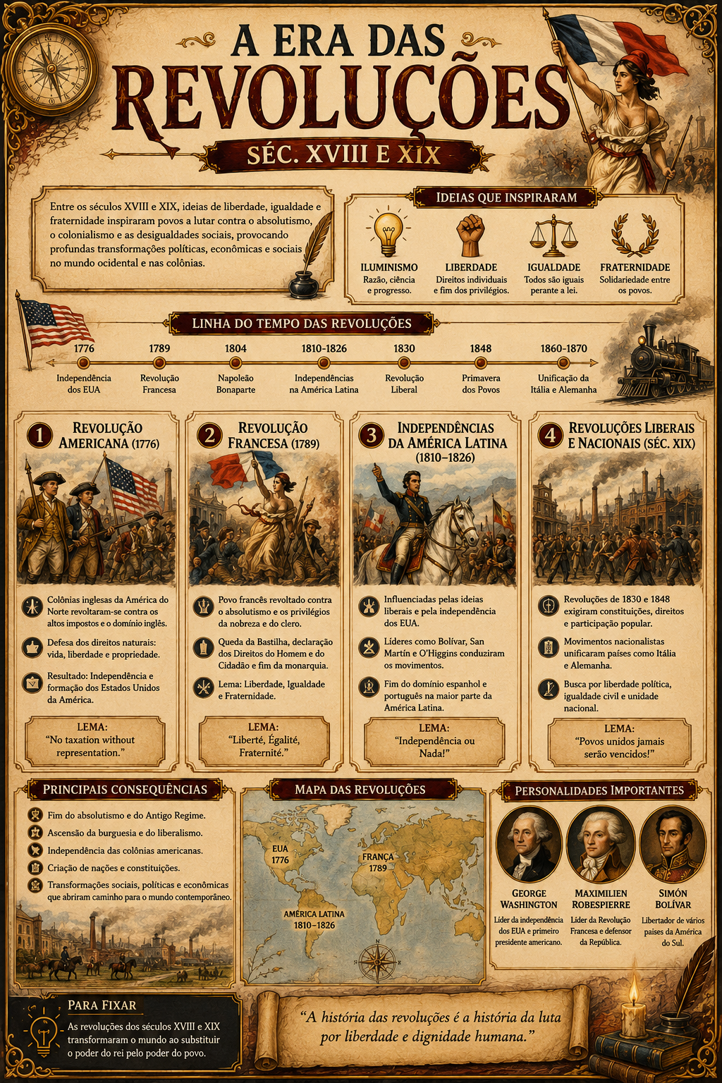 Prévia resumo visual de História