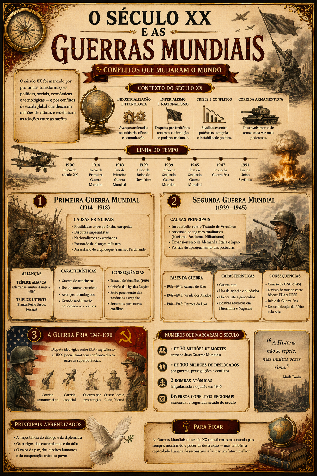 Prévia resumo visual de História