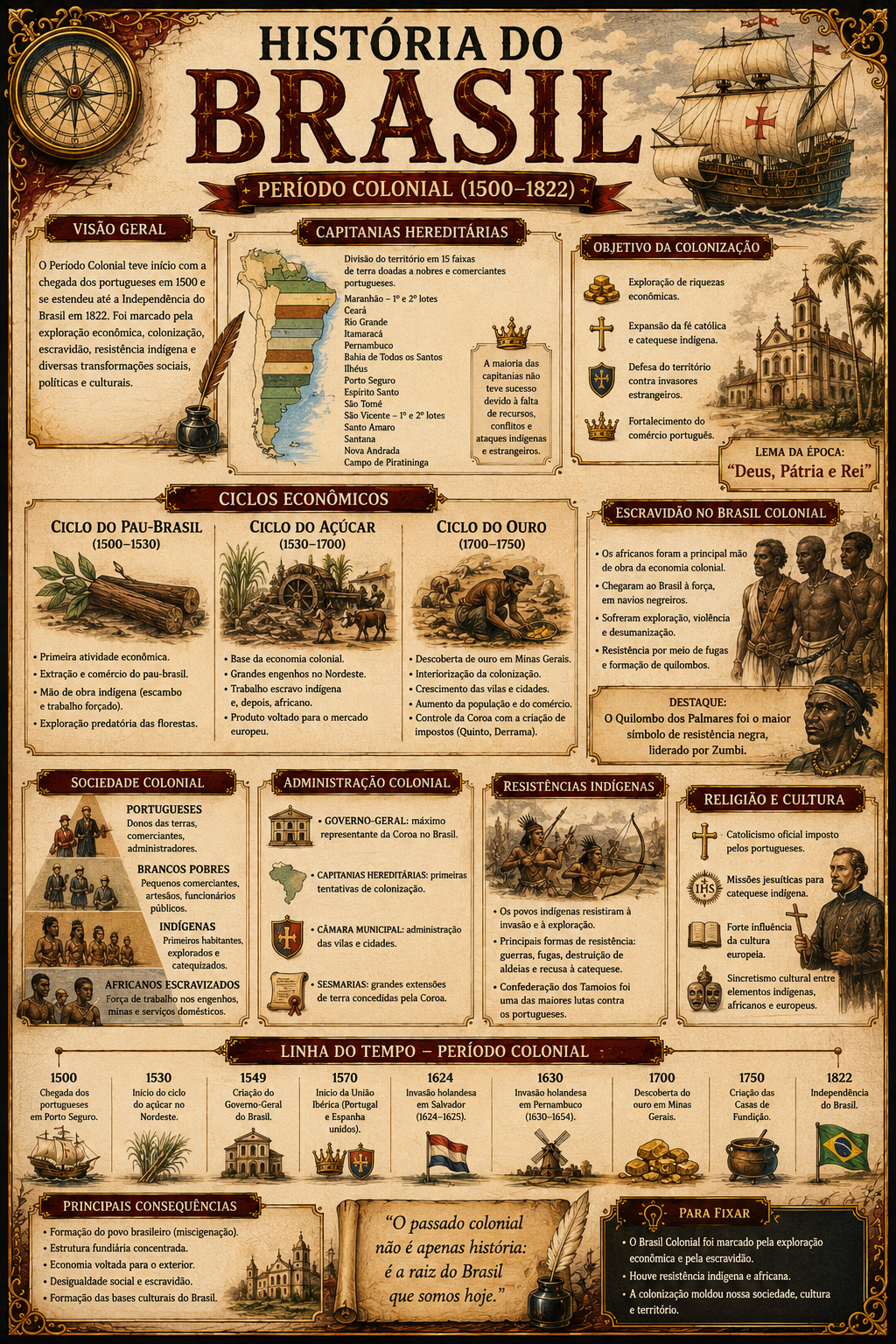 Prévia resumo visual de História