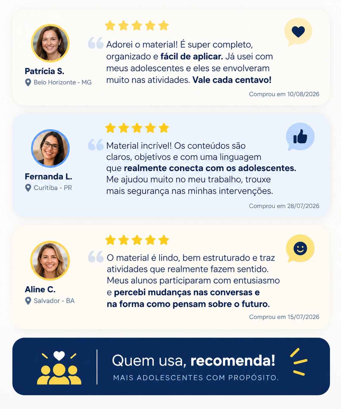 Depoimento de cliente
